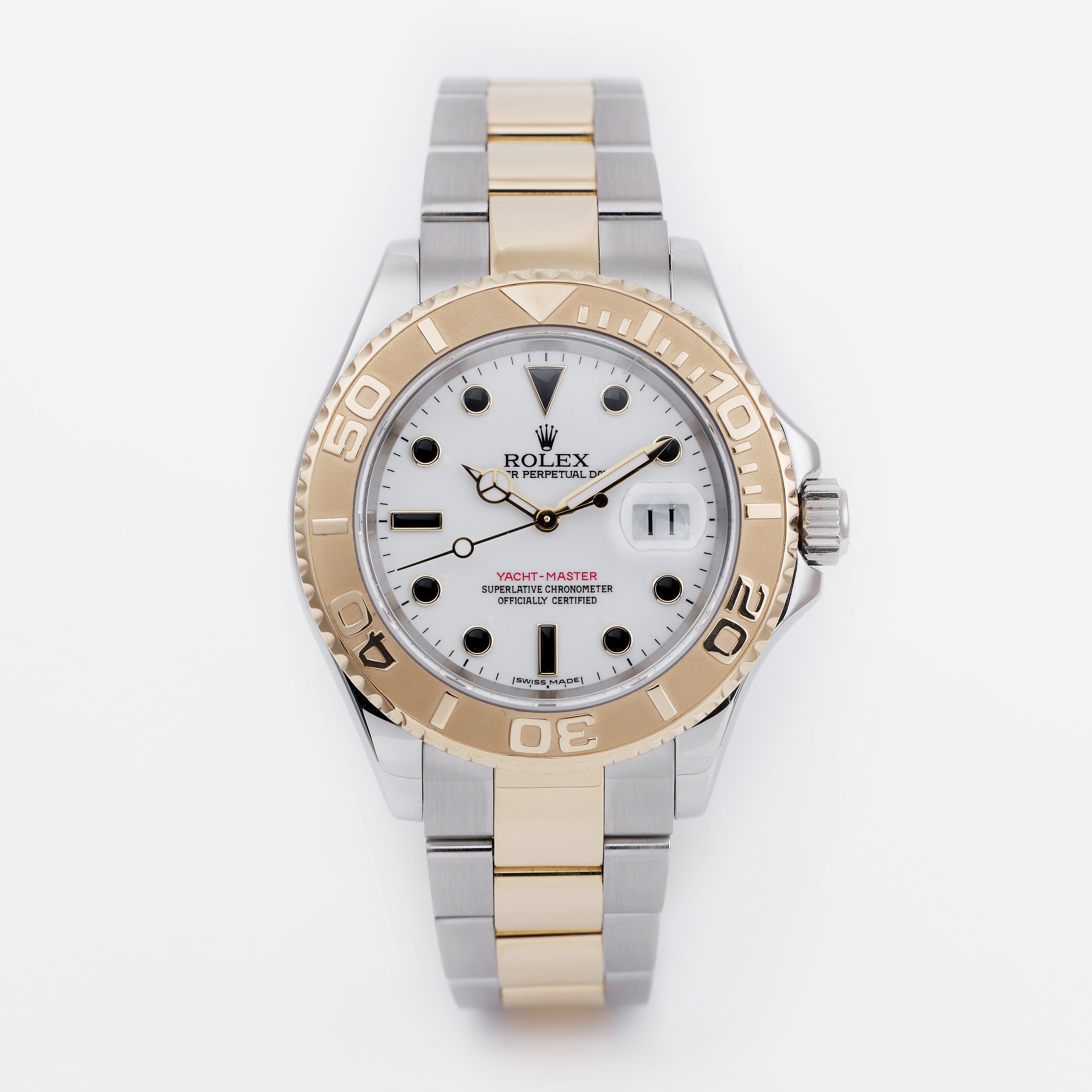 126518ln-0004 Rolex Daytona Yellow Gold on Strap | Essential Watches